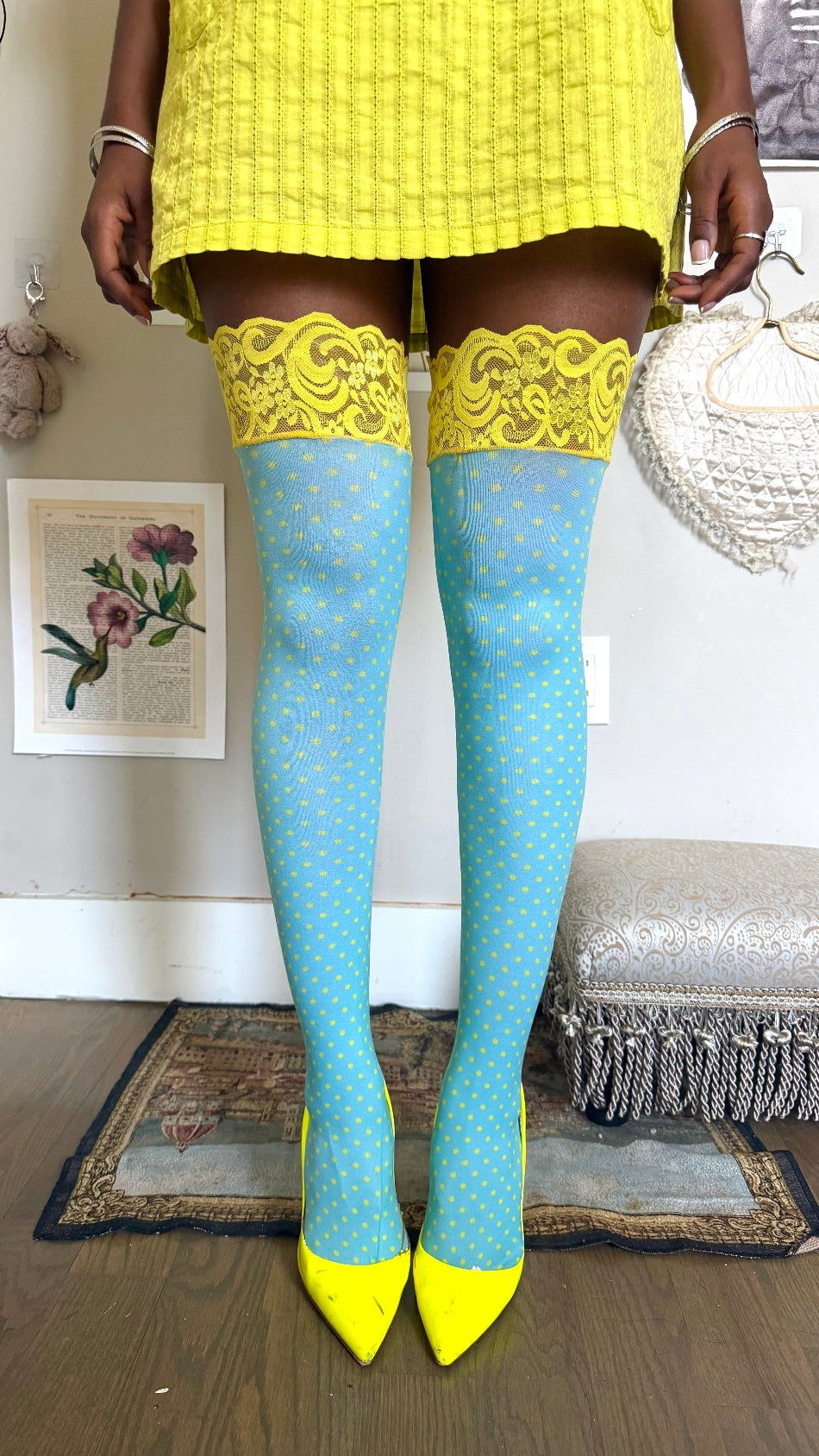 Lemon Drop Thigh High