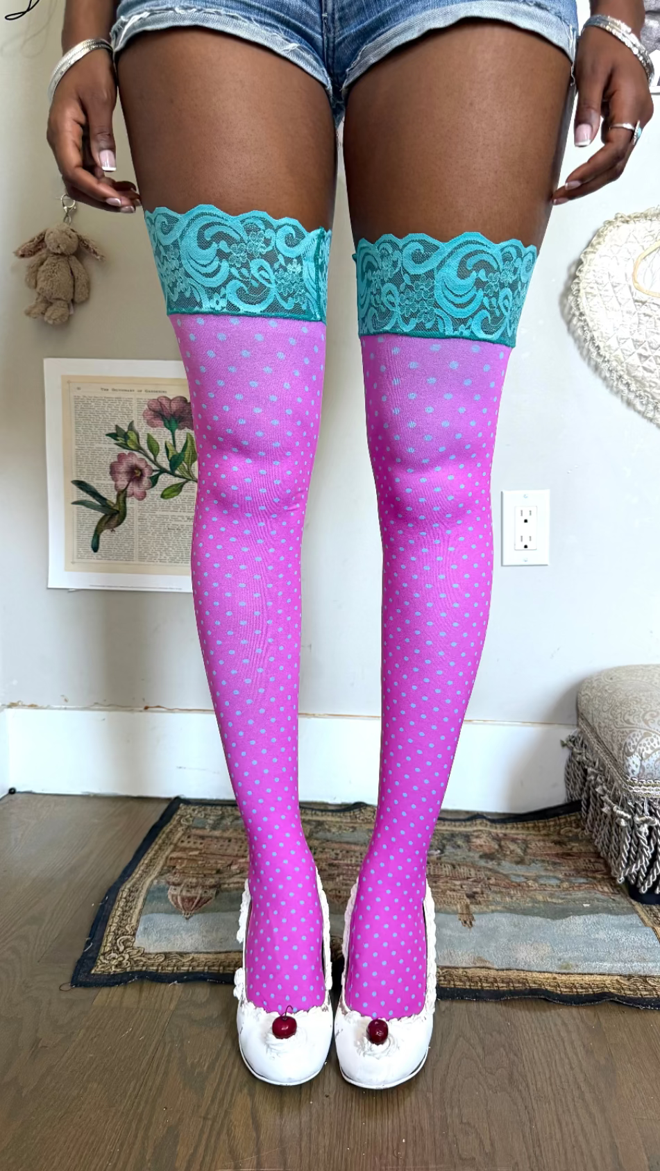 Cotton Candy Thigh High